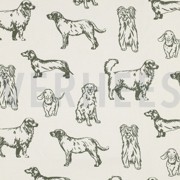 CANVAS DOGS GREEN (thumbnail)
