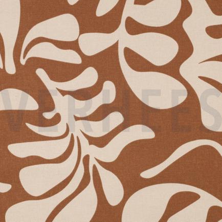 CANVAS VINTAGE LEAVES COGNAC (hover)