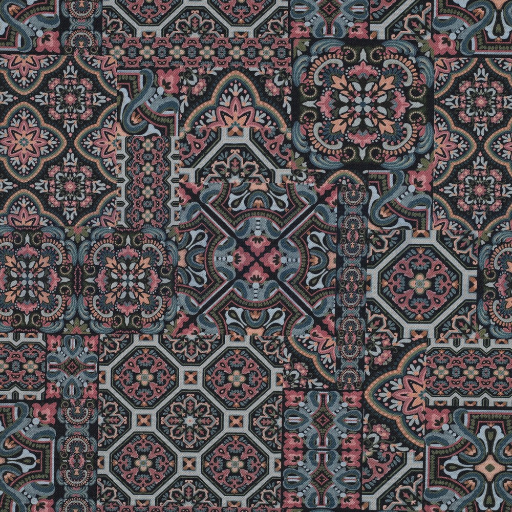 CANVAS DIGITAAL MOZAÏEK MARINEBLAUW