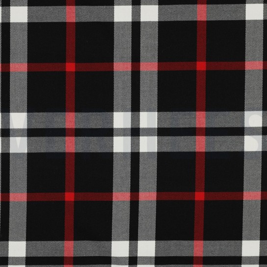 TARTAN CHECK SCHWARZ/WEISS #7