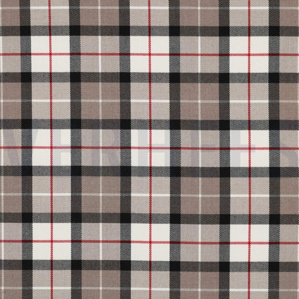 TARTAN CHECK TAUPE