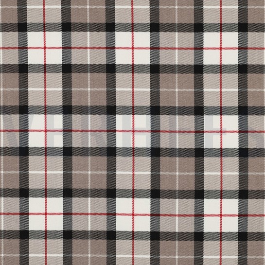 TARTAN CHECK TAUPE #7