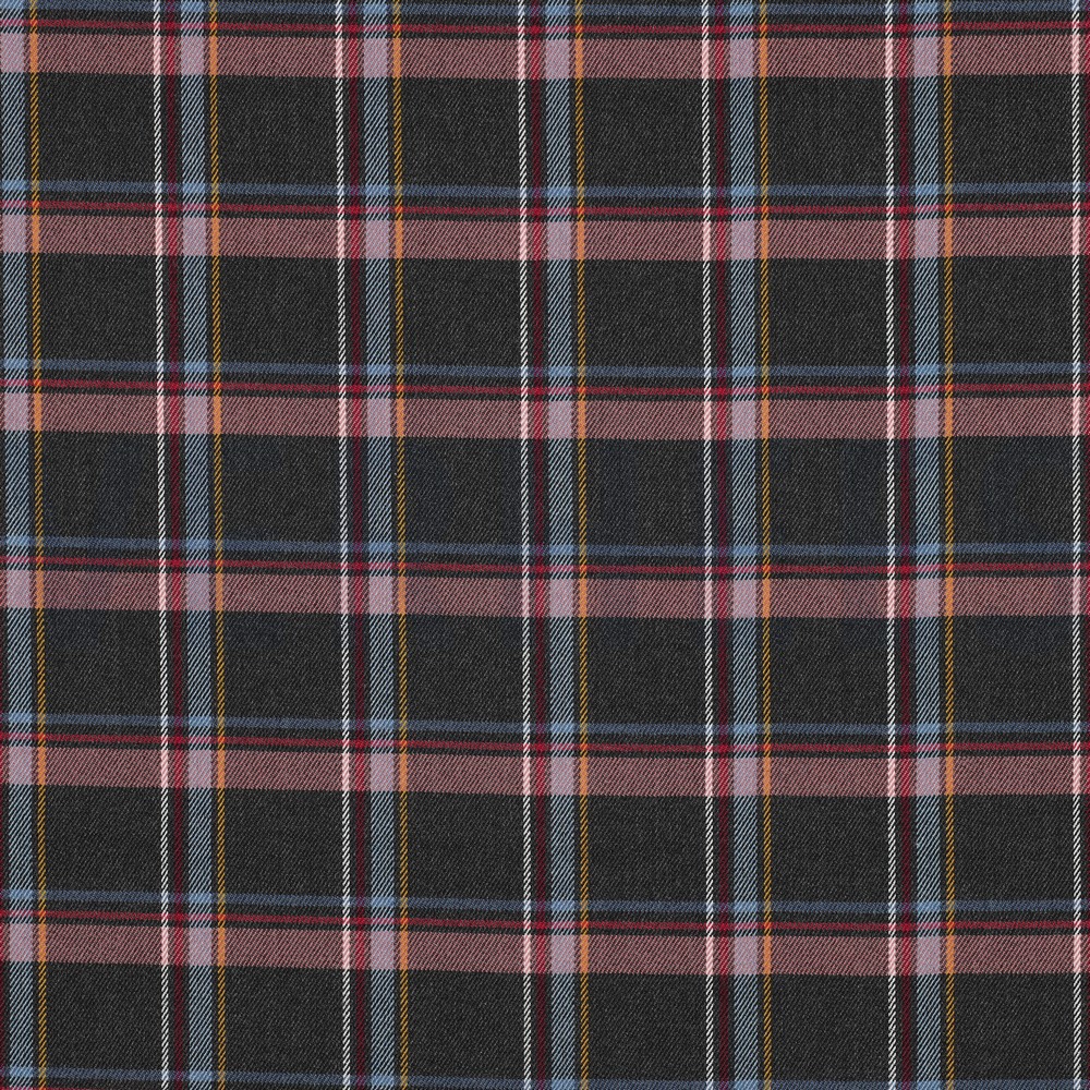 TARTAN CHECK ANTHRAZIT MELIERT