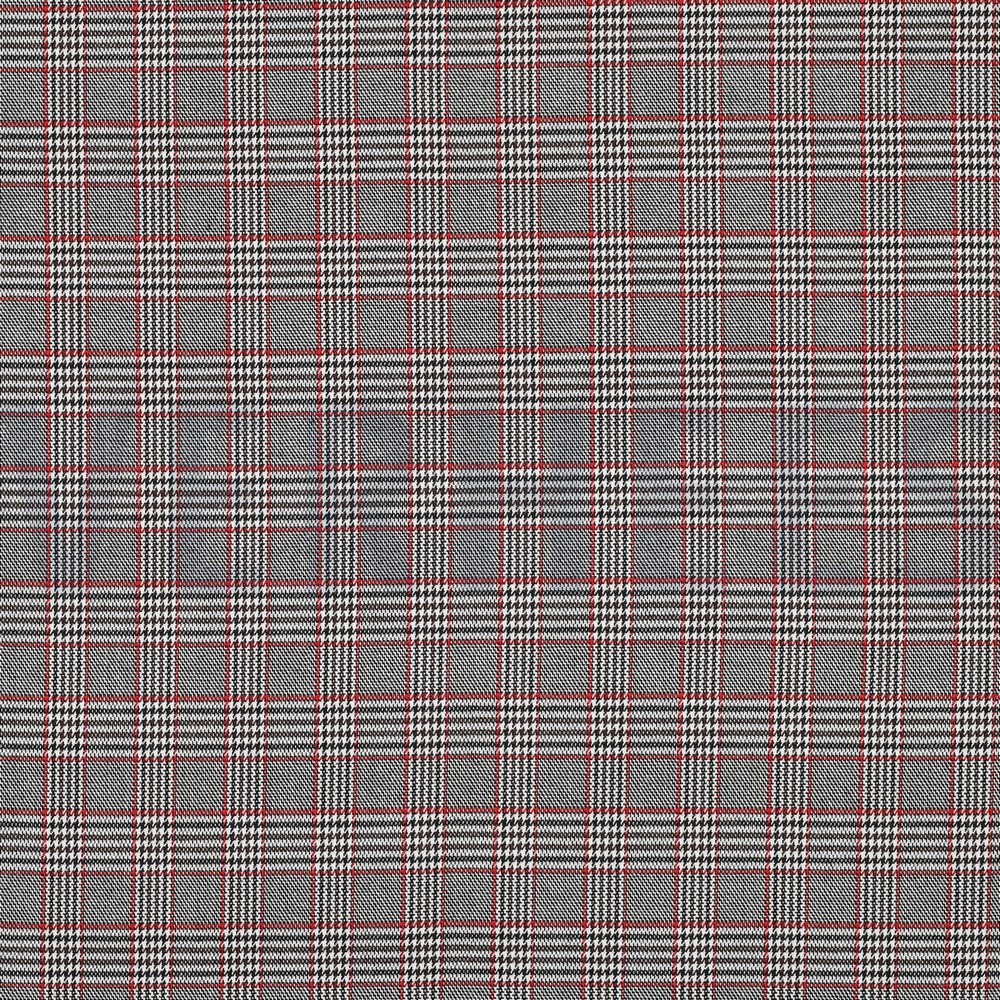 TARTAN CHECK ZWART/ WIT