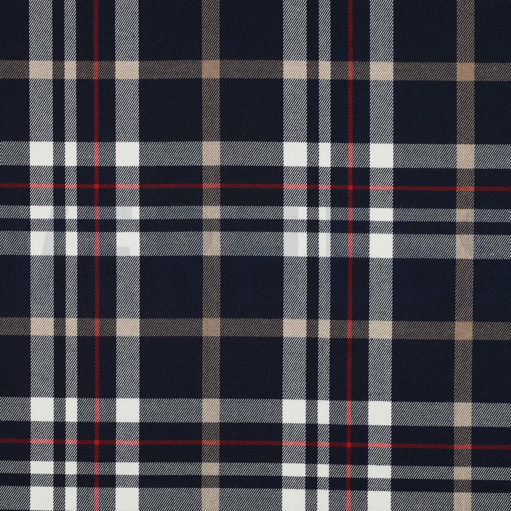TARTAN CHECK NAVY/WHITE/CAMEL/RED
