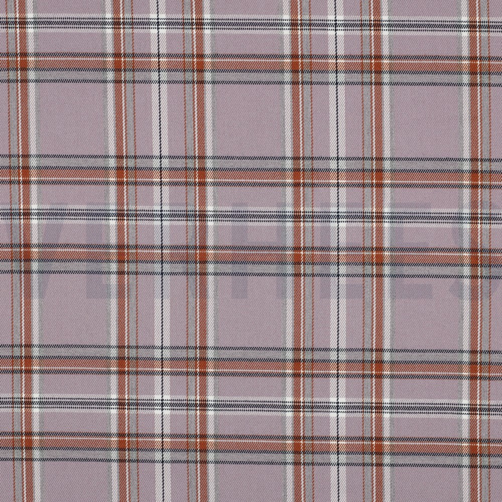TARTAN CHECK LILAS / MARRON
