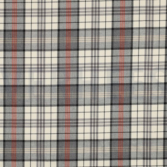 TARTAN CHECK ECRU/GRAU/ORANGE #7