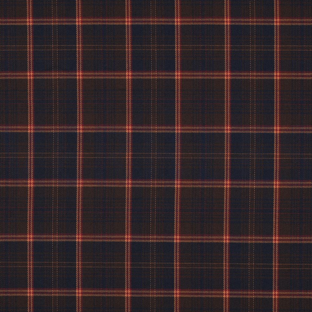 TARTAN CHECK MARINEBLAU / BRAUN / CAMEL