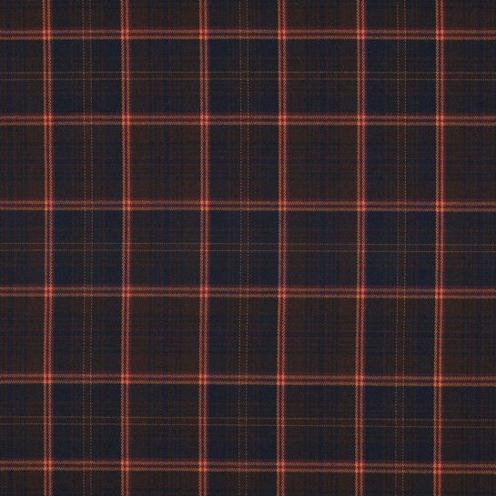 TARTAN CHECK MARINEBLAU/BRAUN/CAMEL #7