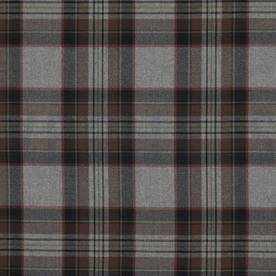 TARTAN CHECK GRIJS/BRUIN/LIMOEN #7