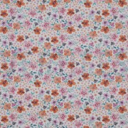 KATOENEN POPLIN DIGITAAL BLOEMEN WIT (thumbnail)