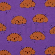 SOFT SWEAT CHIENS VIOLET (thumbnail)