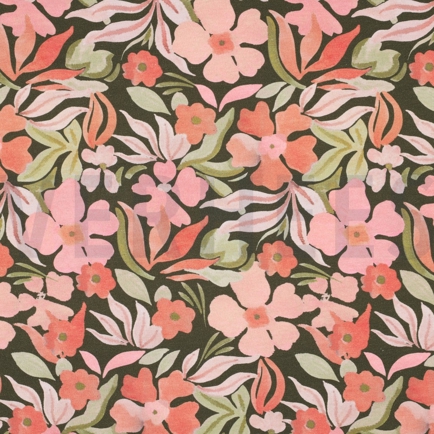 SWEAT DIGITAAL BLOEMEN AUGURK (hover)