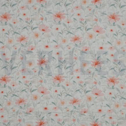 DOUBLE GAUZE DIGITAAL BLOEMEN WIT (hover)