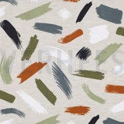 SOFT SWEAT GEMÊLEERD VERFSTREPEN ZAND GEMÊLEERD (thumbnail)