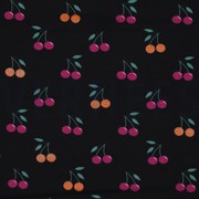 JERSEY GLITZER KIRSCHEN SCHWARZ (thumbnail)