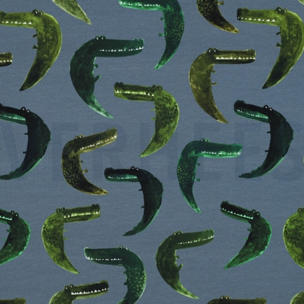 FRENCH TERRY DIGITAL CROCODILES JEANS (hover)