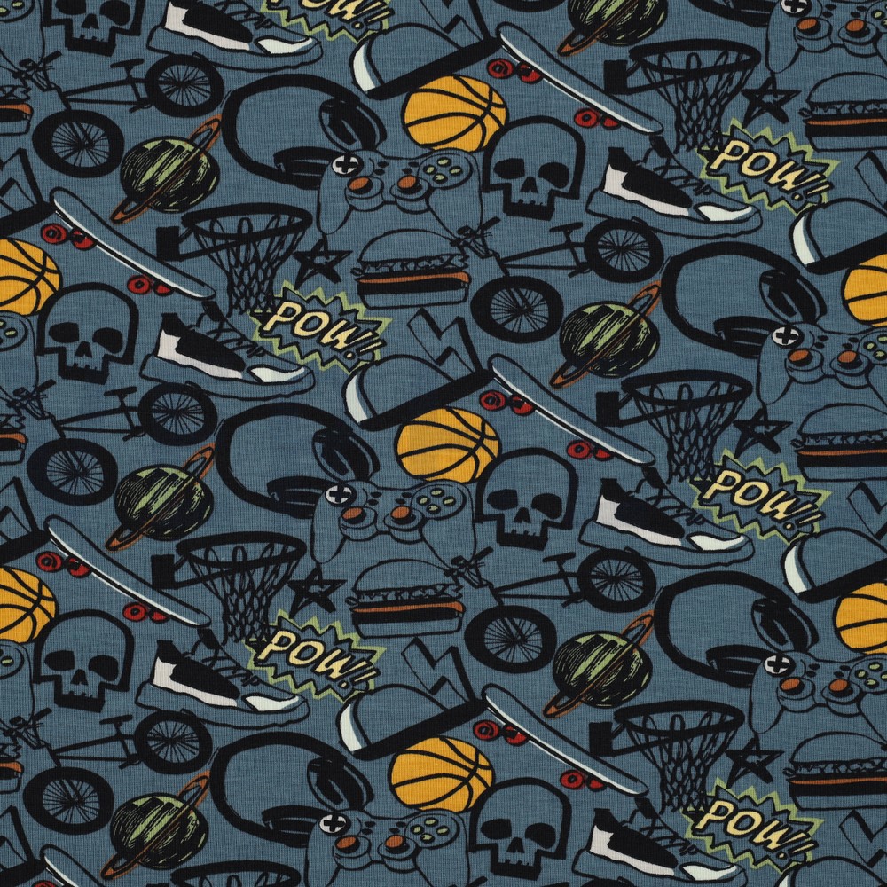 JERSEY COOL JEANSBLAUW