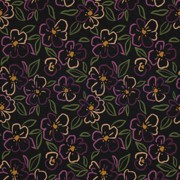 JERSEY MELIERT BLUMEN ANTHRAZIT MELIERT (thumbnail)