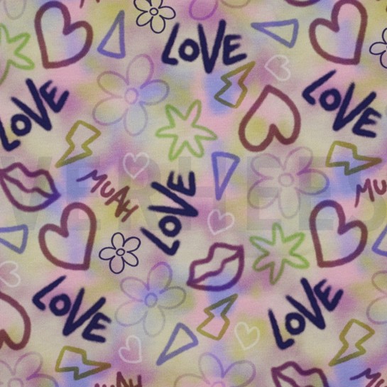 JERSEY DIGITAL GRAFFITI FÉMININ ROSE CLAIR #7