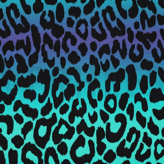 FRENCH TERRY DIGITAAL DIERENHUID GROEN #7