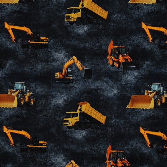 JERSEY DIGITAL CONSTRUCTION VEHICLES NAVY #7