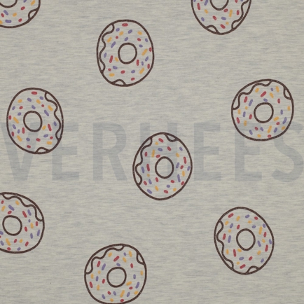JERSEY MELANGE GLITTER DONUTS ECRU GEMÊLEERD (hover)