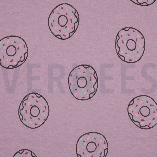 JERSEY MELANGE GLITTER DONUTS LILA MELANGE #7