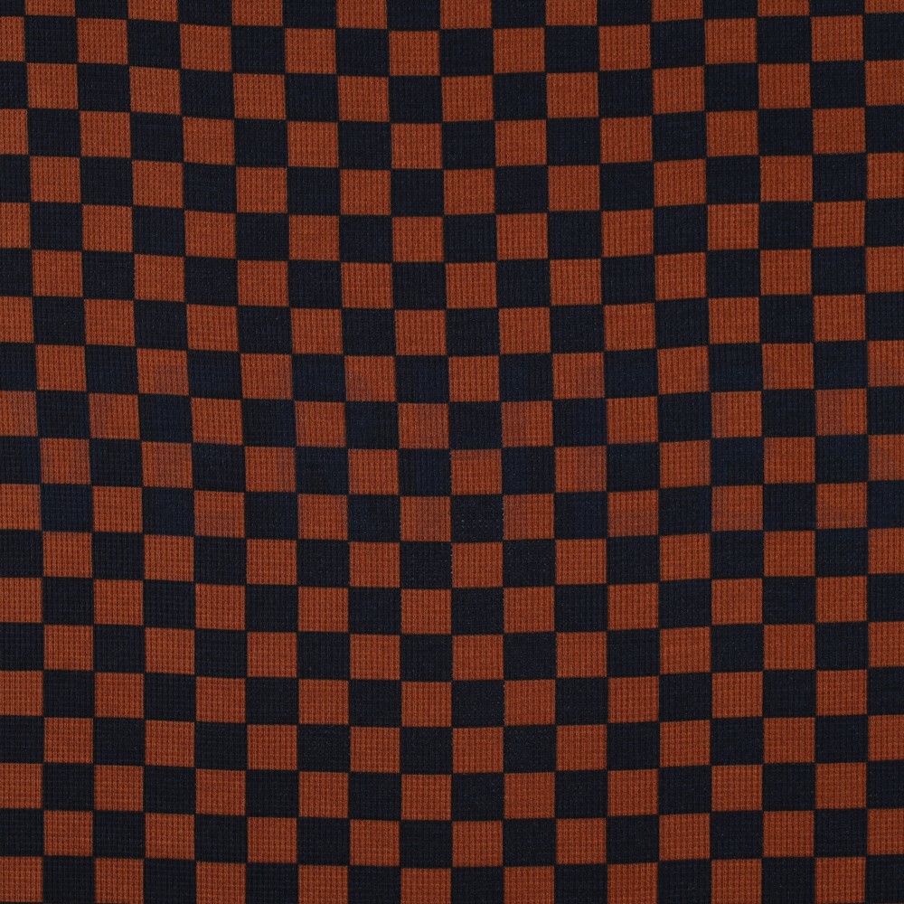 WAFELJERSEY RUITEN BRUIN