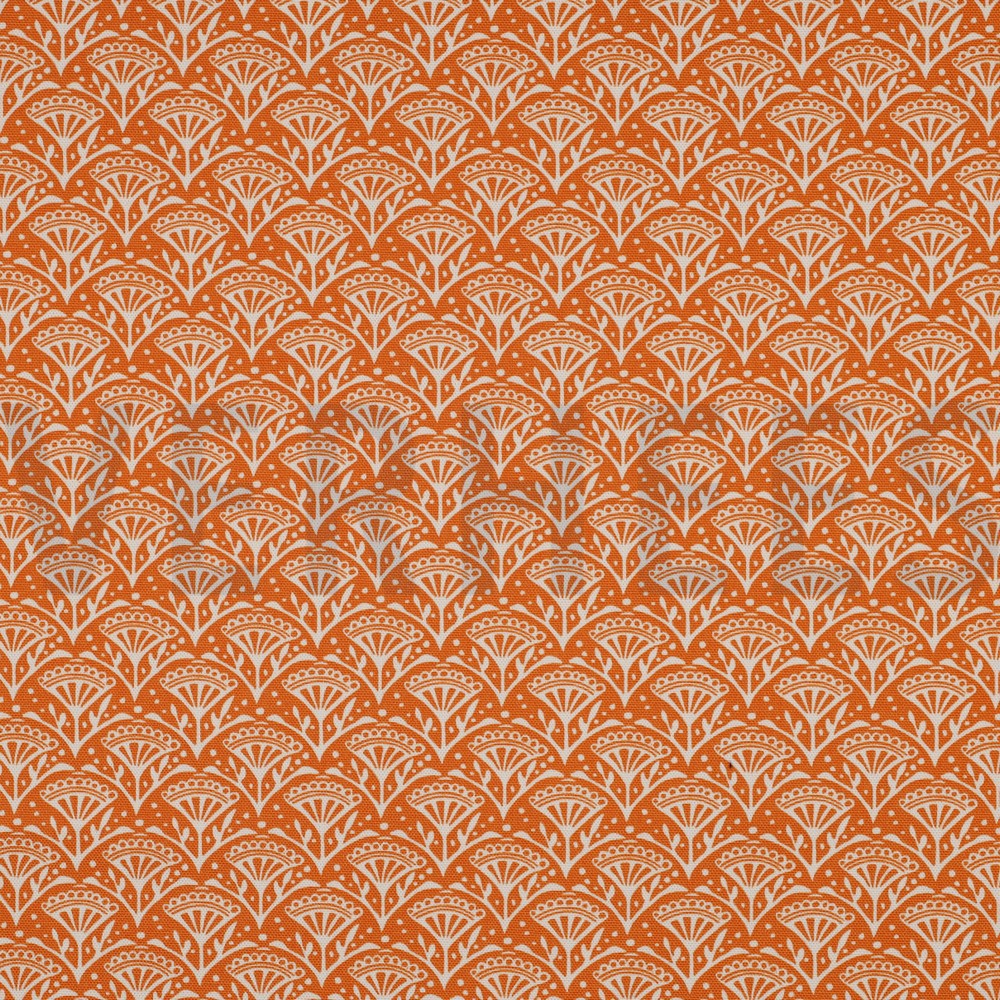 CANVAS FLOWERS ORANGE