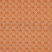 TOILE DÉCORATION FLEURS ORANGE (thumbnail)