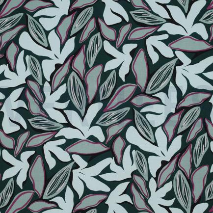 VISCOSE RADIANCE ABSTRACT DONKERGROEN (hover)
