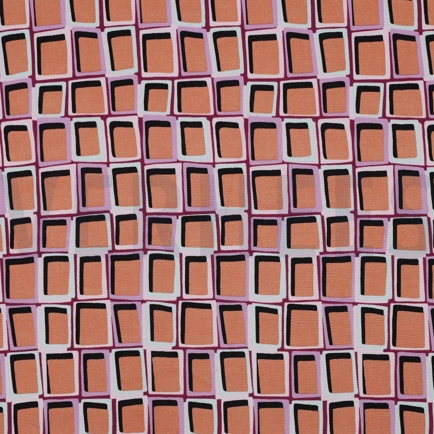 VISKOSE RADIANCE ABSTRAKT ORANGE (hover)