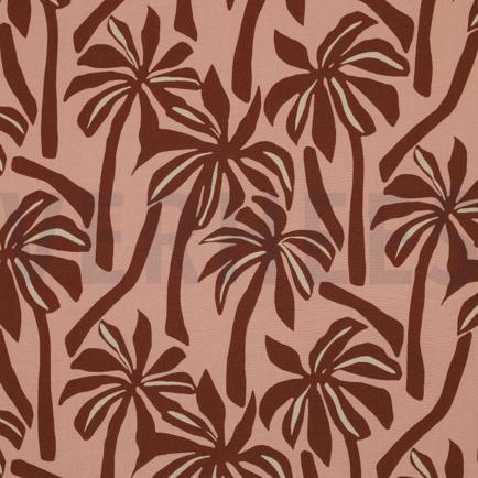 VISCOSE RADIANCE PALMTREES PEACH (hover)