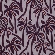 VISCOSE RADIANCE PALMTREES PURPLE (thumbnail)