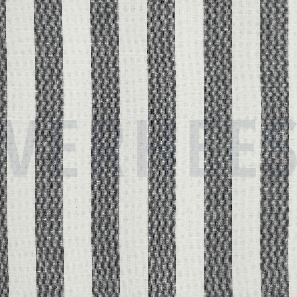 COTTON YARN DYED STRIPES & CHECKS BLACK