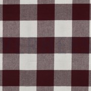 COTTON YARN DYED STRIPES & CHECKS AUBERGINE (thumbnail)