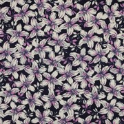 VISCOSE ROSELLA STRETCH BLOEMEN MARINEBLAUW (thumbnail)