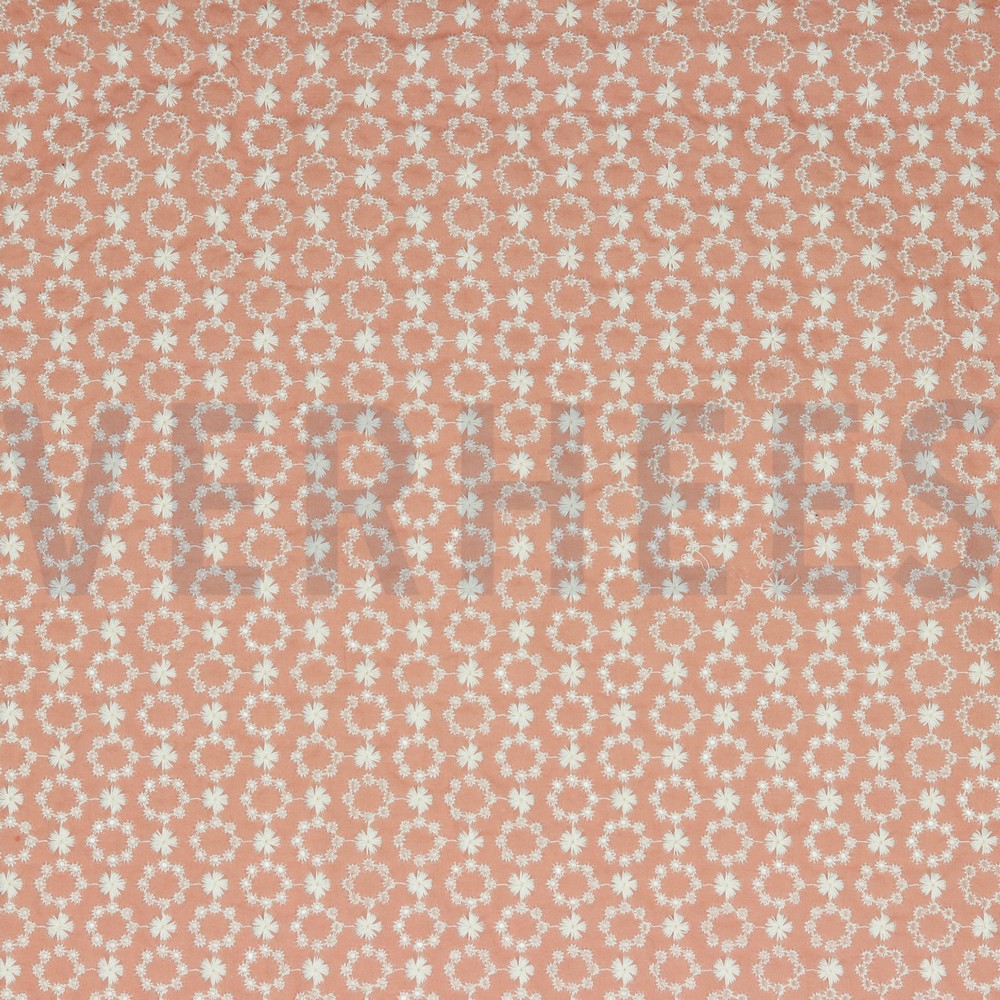 COTON BRODERIE ROSE POUDRÉ