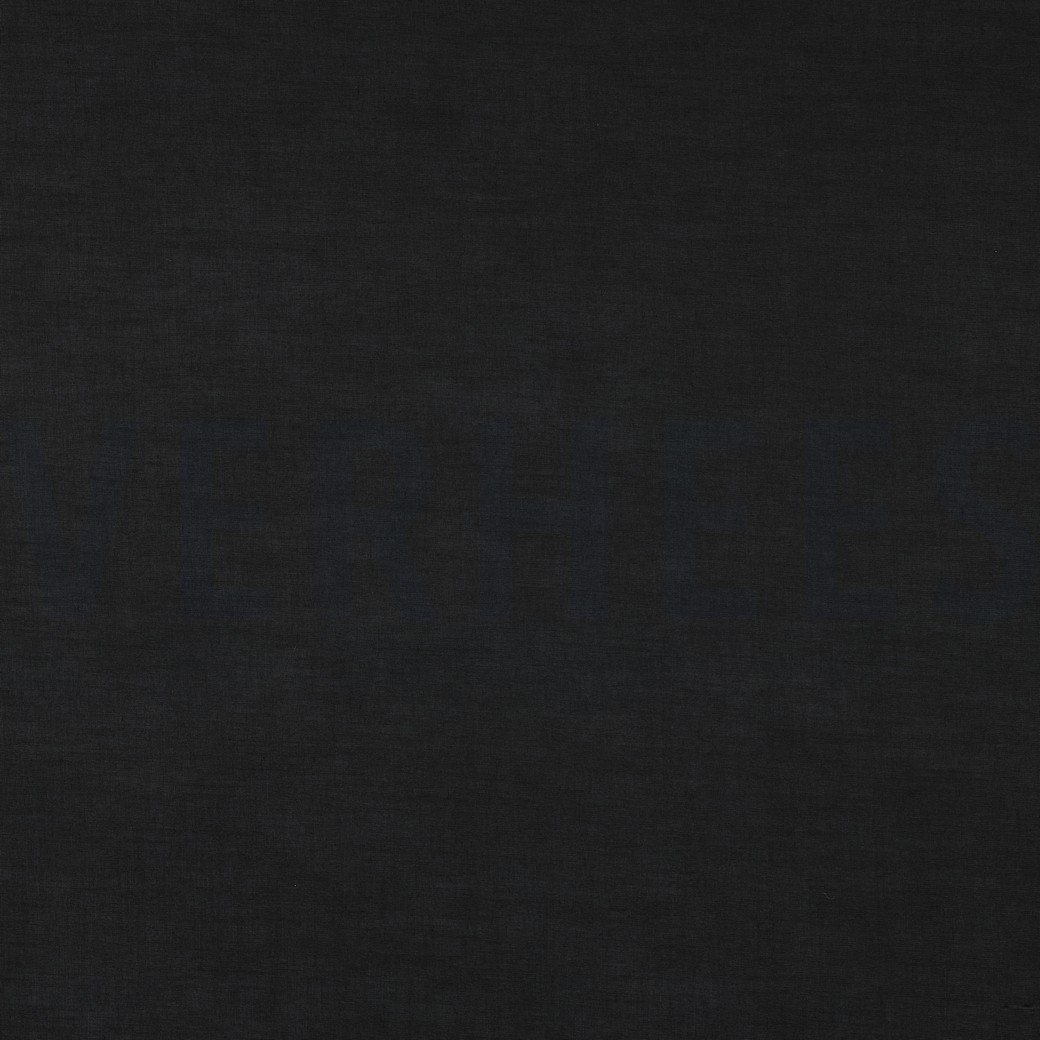 BAUMWOLLE VOILE SCHWARZ