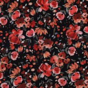 VISCOSE LUREX DIGITAAL BLOEMEN ZWART (thumbnail)