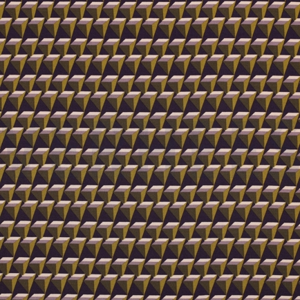 VISCOSE POPLIN STRETCH GEOMETRISCH DONKERPAARS (hover)