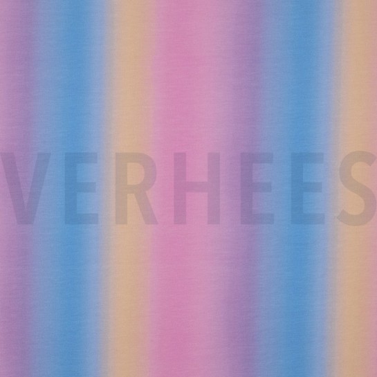 JERSEY DIGITAL REGENBOGEN BLAU/ROSA #7