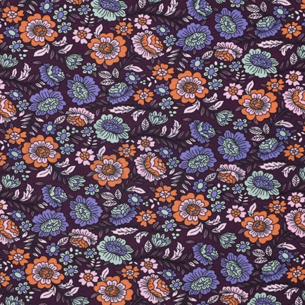 JERSEY BLUMEN DUNKELVIOLETT (hover)