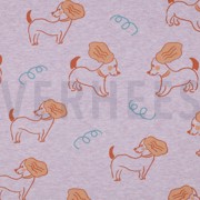 SWEAT MELANGE CHIENS VIOLET MÉLANGÉ (thumbnail)