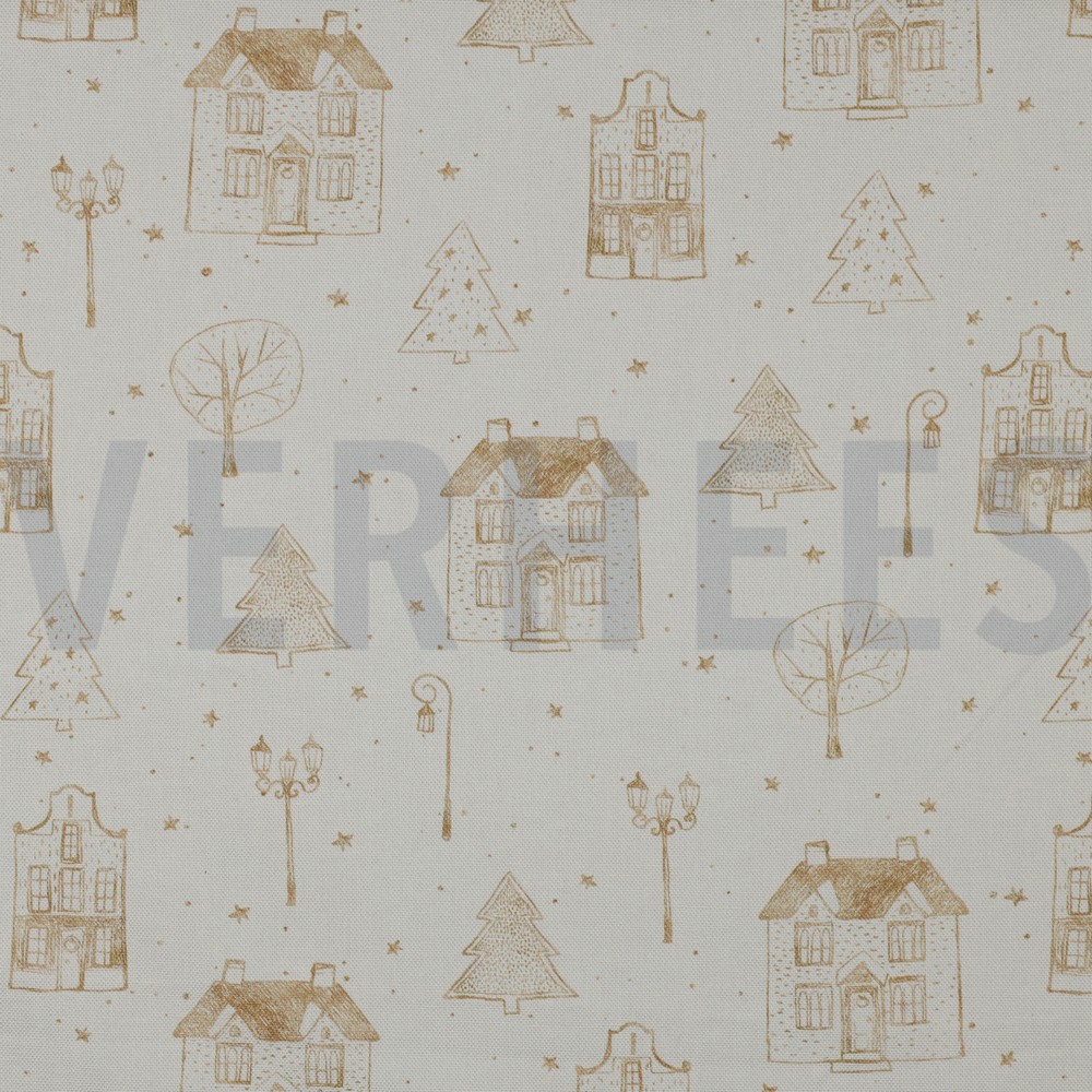 CANVAS DIGITAL CHRISTMAS HOME OFF WHITE