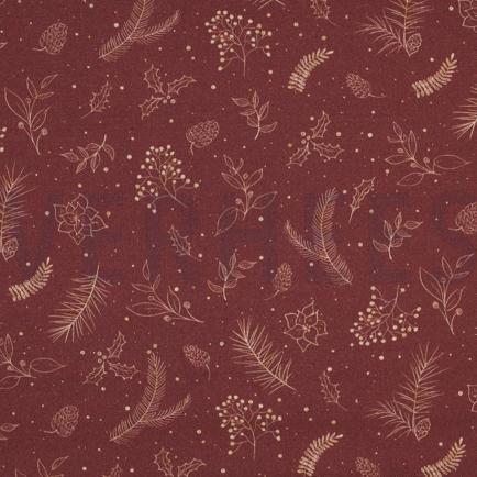 CANVAS DIGITAL CHRISTMAS HOME BURGUNDY (hover)