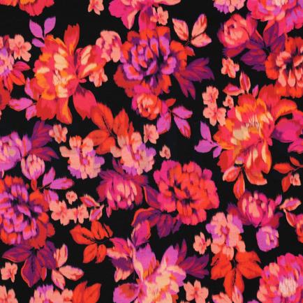 JERSEY DIGITAL BLUMEN SCHWARZ (hover)