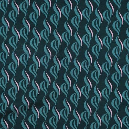 VISCOSE ROSELLA STRETCH ABSTRACT PETROL (hover)