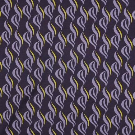 VISCOSE ROSELLA STRETCH ABSTRACT DARK PURPLE (hover)